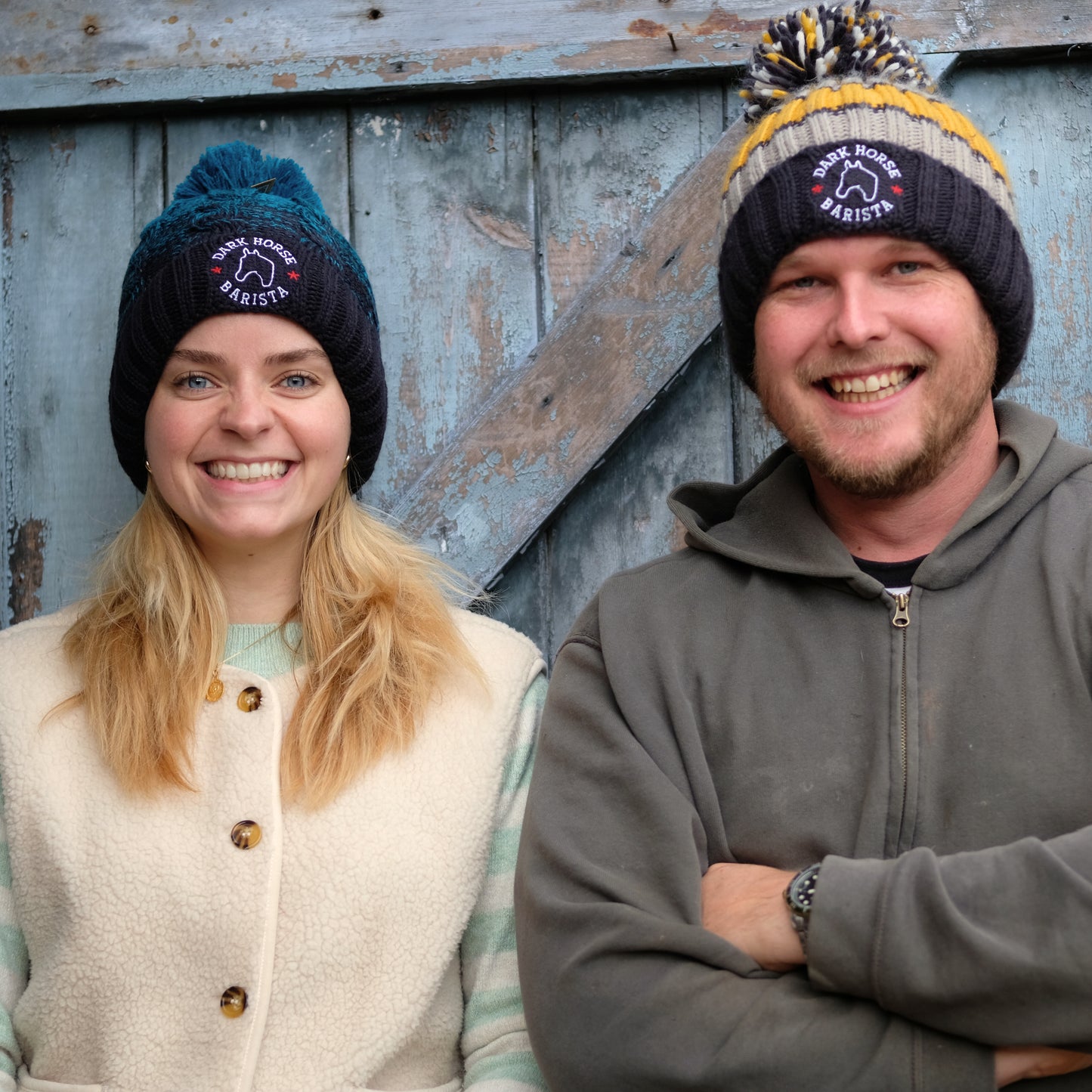 Dark Horse Barista bobble hat