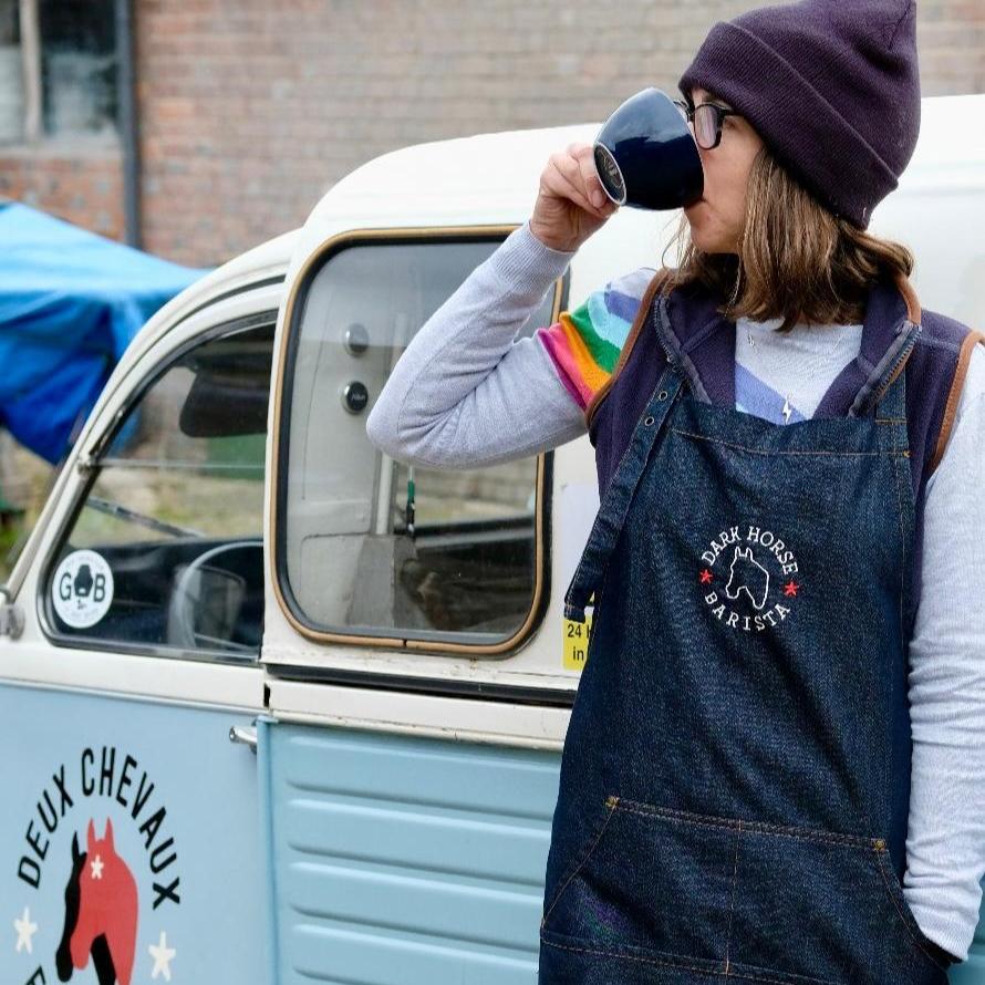 Dark Horse barista apron